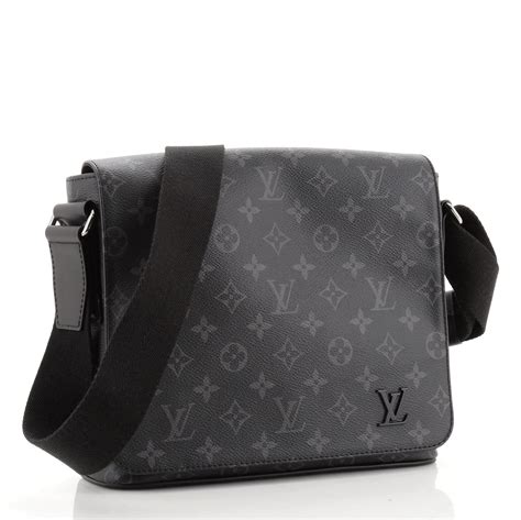 louis vuitton district messenger bag monogram eclipse canvas pm|Messenger Voyager PM Monogram Eclipse Canvas .